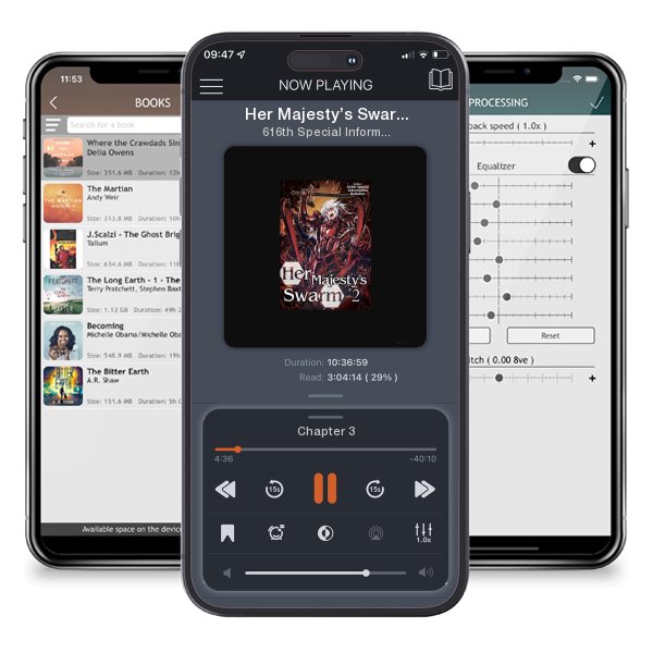 Download fo free audiobook Her Majesty’s Swarm: Volume 1 by 616th Special Information Battalion and listen anywhere on your iOS devices in the ListenBook app.