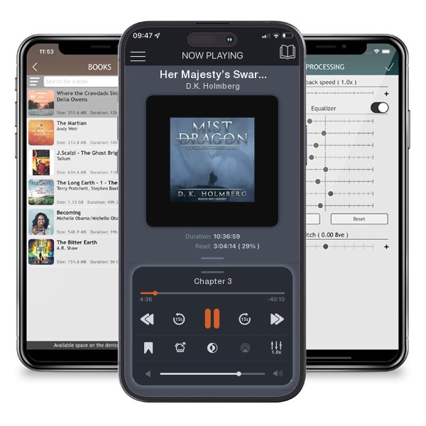 Download fo free audiobook Her Majesty’s Swarm: Volume 3 by D.K. Holmberg and listen anywhere on your iOS devices in the ListenBook app.