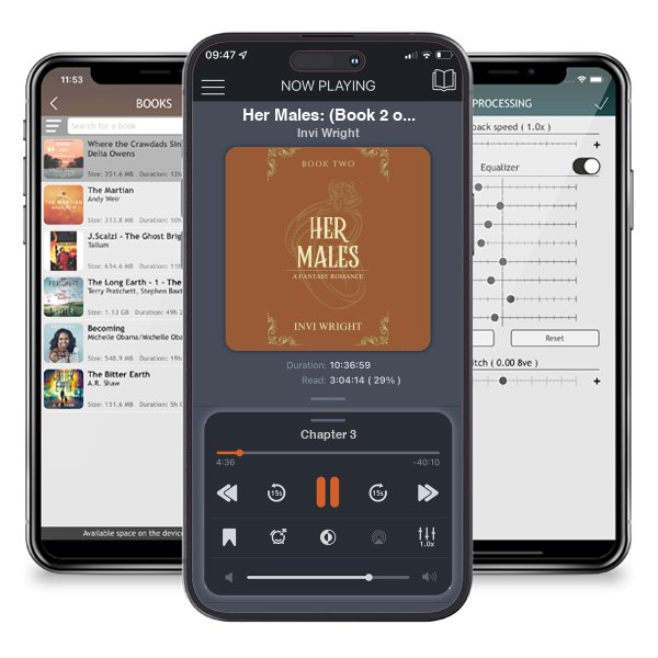 Download fo free audiobook Her Males: (Book 2 of The Female series) by Invi Wright and listen anywhere on your iOS devices in the ListenBook app.