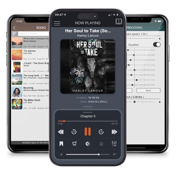 Download fo free audiobook Her Soul to Take (Souls Trilogy) by Harley Laroux and listen anywhere on your iOS devices in the ListenBook app.