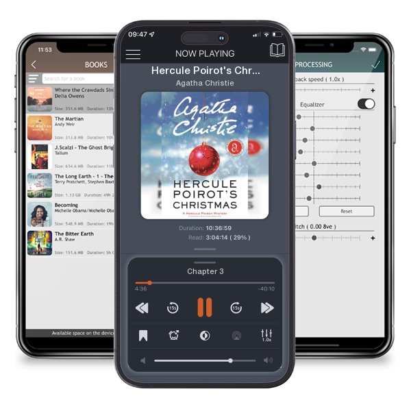 Download fo free audiobook Hercule Poirot's Christmas: A Hercule Poirot Mystery by Agatha Christie and listen anywhere on your iOS devices in the ListenBook app.