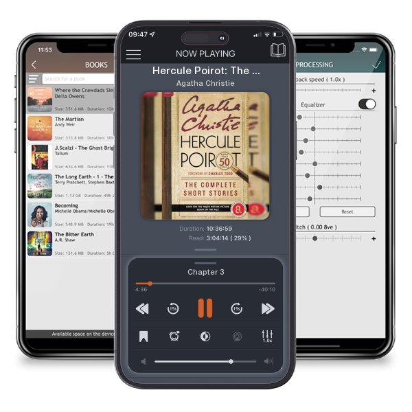 Download fo free audiobook Hercule Poirot: The Complete Short Stories by Agatha Christie and listen anywhere on your iOS devices in the ListenBook app.