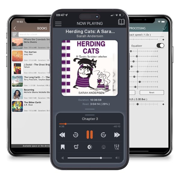 Download fo free audiobook Herding Cats: A Sarah's Scribbles Collection by Sarah Andersen and listen anywhere on your iOS devices in the ListenBook app.