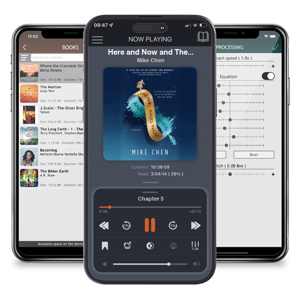 Download fo free audiobook Here and Now and Then by Mike Chen and listen anywhere on your iOS devices in the ListenBook app.