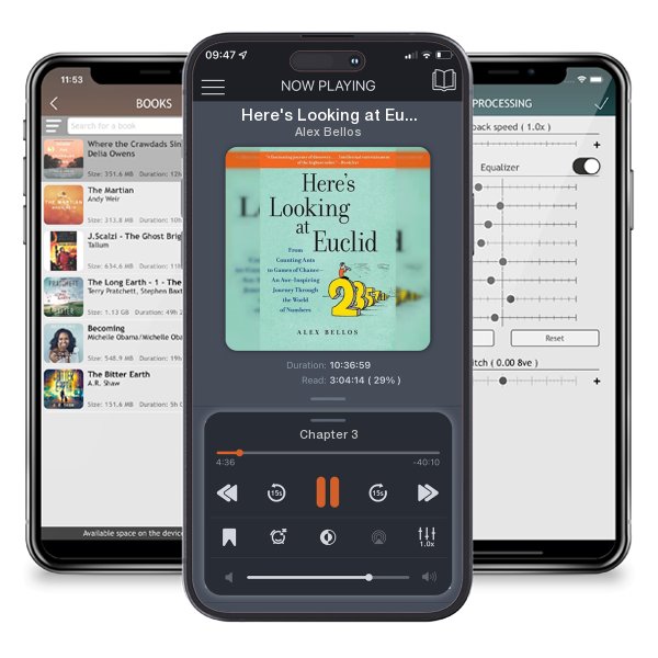 Download fo free audiobook Here's Looking at Euclid: From Counting Ants to Games of... by Alex Bellos and listen anywhere on your iOS devices in the ListenBook app.