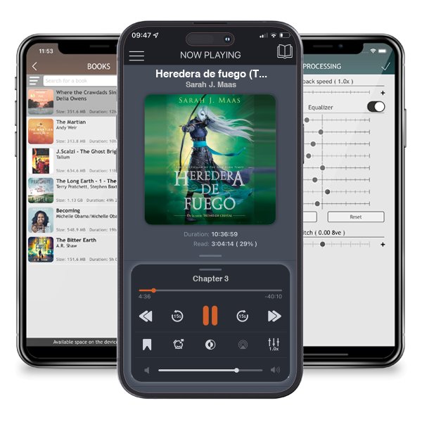 Descargar audiolibro gratis Heredera de fuego (Trono de cristal 3) / Heir of Fire by Sarah J. Maas y escuchar en cualquier lugar en sus dispositivos iOS en la aplicación ListenBook.