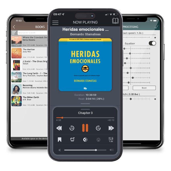 Descargar audiolibro gratis Heridas emocionales / Emotional Wounds by Bernardo Stamateas y escuchar en cualquier lugar en sus dispositivos iOS en la aplicación ListenBook.