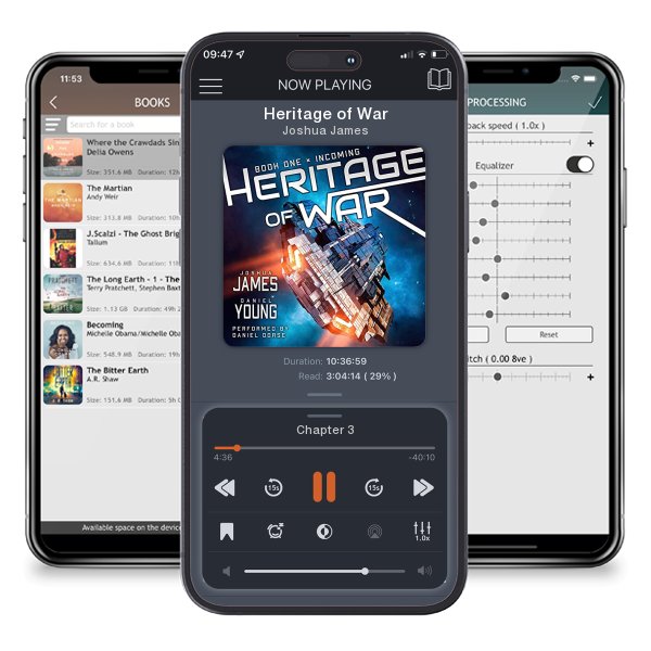 Download fo free audiobook Heritage of War by Joshua James and listen anywhere on your iOS devices in the ListenBook app.