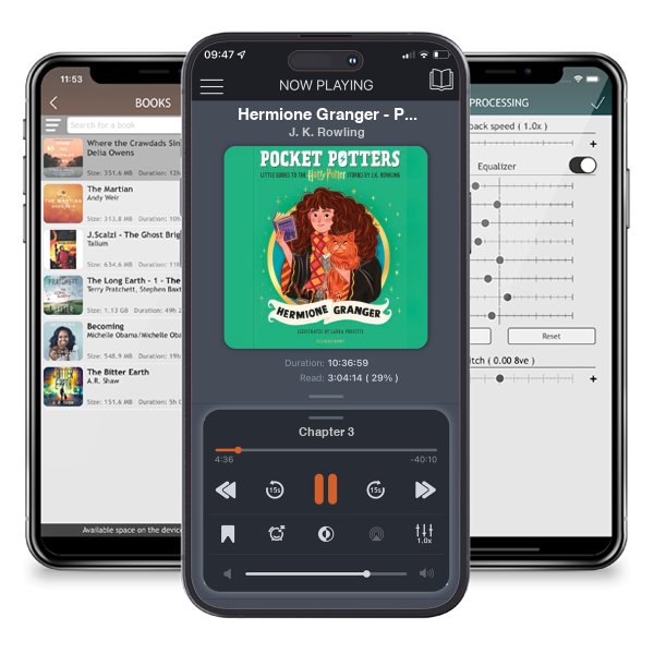 Download fo free audiobook Hermione Granger - Pocket Potters – Little Guides to the HARRY POTTER Stories by J. K. Rowling and listen anywhere on your iOS devices in the ListenBook app.