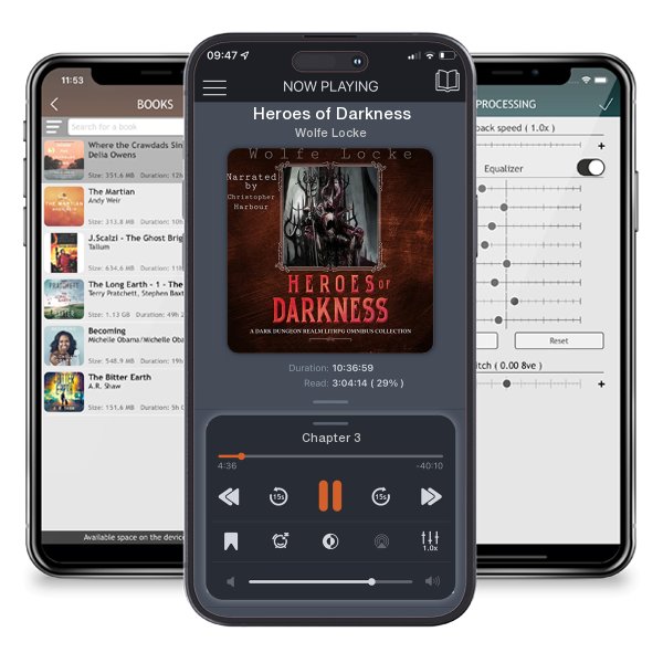Download fo free audiobook Heroes of Darkness by Wolfe Locke and listen anywhere on your iOS devices in the ListenBook app.