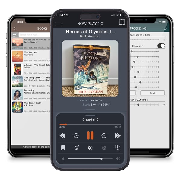 Download fo free audiobook Heroes of Olympus, the, Book Two the Son of Neptune (Heroes of Olympus, the, Book Two) by Rick Riordan and listen anywhere on your iOS devices in the ListenBook app.