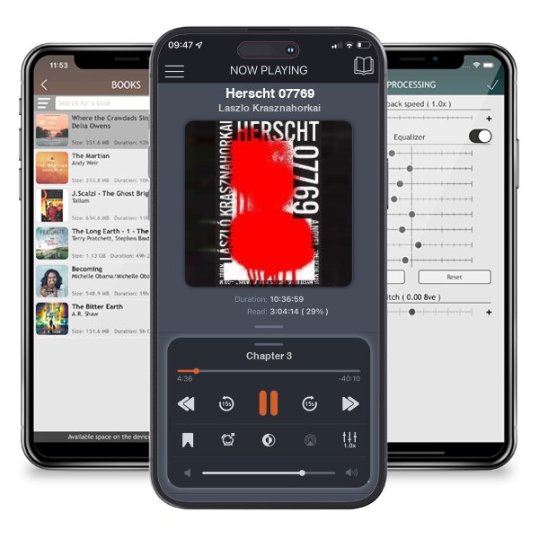 Download fo free audiobook Herscht 07769 by Laszlo Krasznahorkai and listen anywhere on your iOS devices in the ListenBook app.