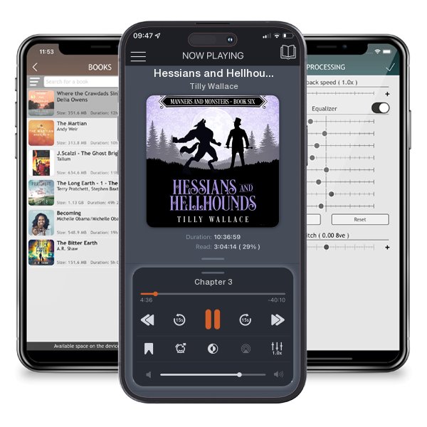 Download fo free audiobook Hessians and Hellhounds by Tilly Wallace and listen anywhere on your iOS devices in the ListenBook app.