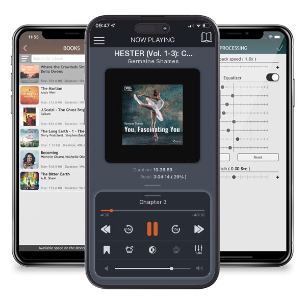 Download fo free audiobook HESTER (Vol. 1-3): Complete Edition by Germaine Shames and listen anywhere on your iOS devices in the ListenBook app.