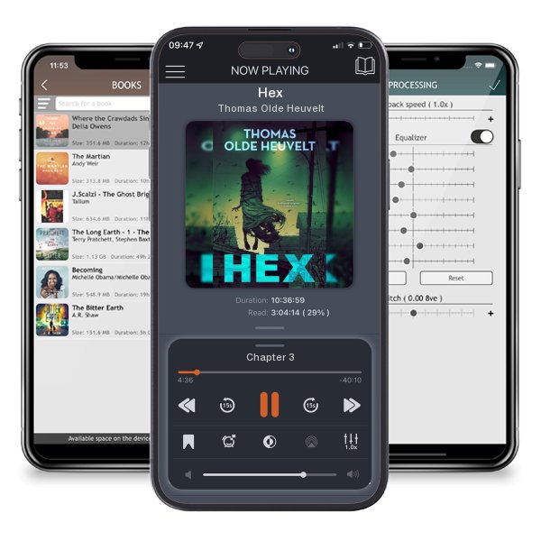 Download fo free audiobook Hex by Thomas Olde Heuvelt and listen anywhere on your iOS devices in the ListenBook app.