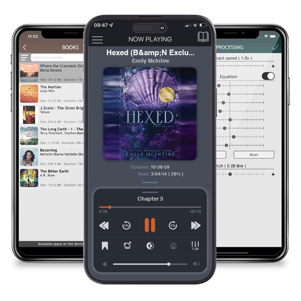 Download fo free audiobook Hexed (B&N Exclusive Edition) (Never After Series #6) by Emily McIntire and listen anywhere on your iOS devices in the ListenBook app.
