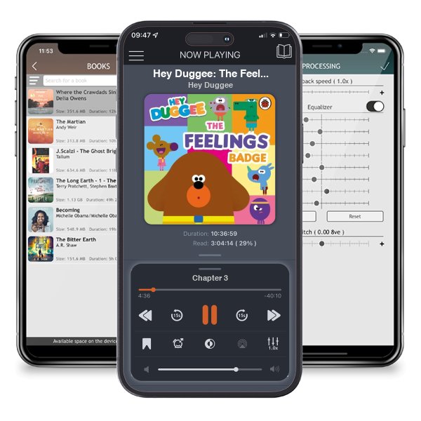 Download fo free audiobook Hey Duggee: The Feelings Badge - Hey Duggee by Hey Duggee and listen anywhere on your iOS devices in the ListenBook app.