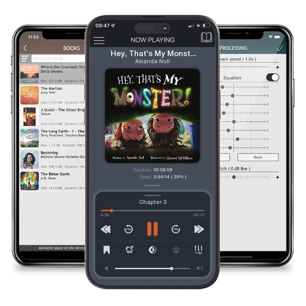Download fo free audiobook Hey, That's My Monster by Amanda Noll and listen anywhere on your iOS devices in the ListenBook app.