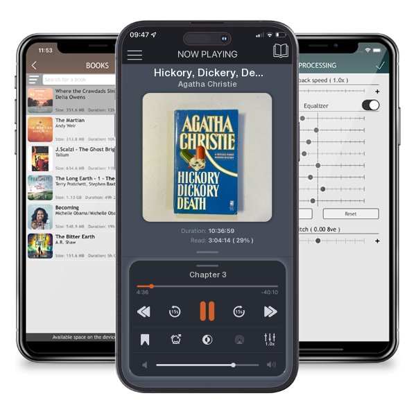 Download fo free audiobook Hickory, Dickery, Death by Agatha Christie and listen anywhere on your iOS devices in the ListenBook app.