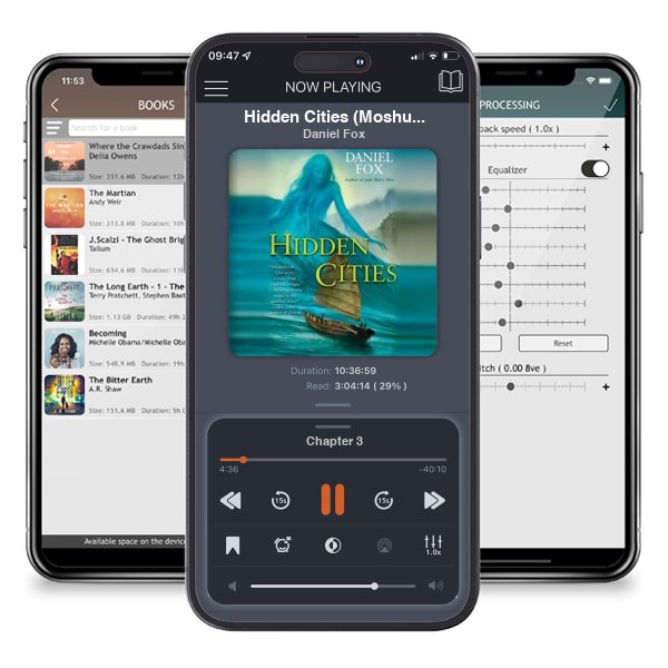 Download fo free audiobook Hidden Cities (Moshui, #3) by Daniel Fox and listen anywhere on your iOS devices in the ListenBook app.