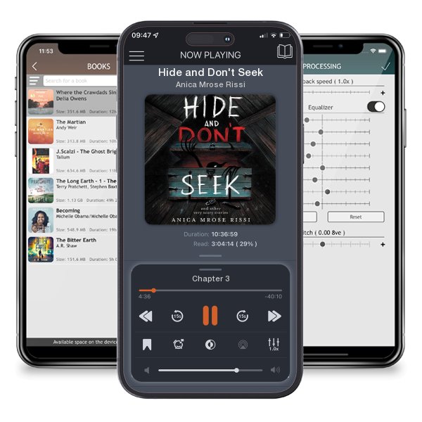 Download fo free audiobook Hide and Don't Seek by Anica Mrose Rissi and listen anywhere on your iOS devices in the ListenBook app.