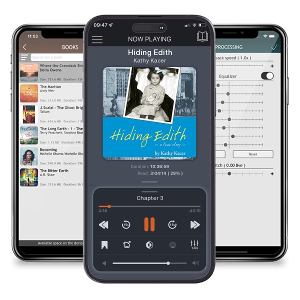 Download fo free audiobook Hiding Edith by Kathy Kacer and listen anywhere on your iOS devices in the ListenBook app.