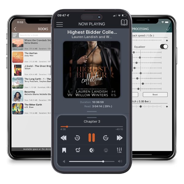 Download fo free audiobook Highest Bidder Collection by Lauren Landish and Willow Winters and listen anywhere on your iOS devices in the ListenBook app.