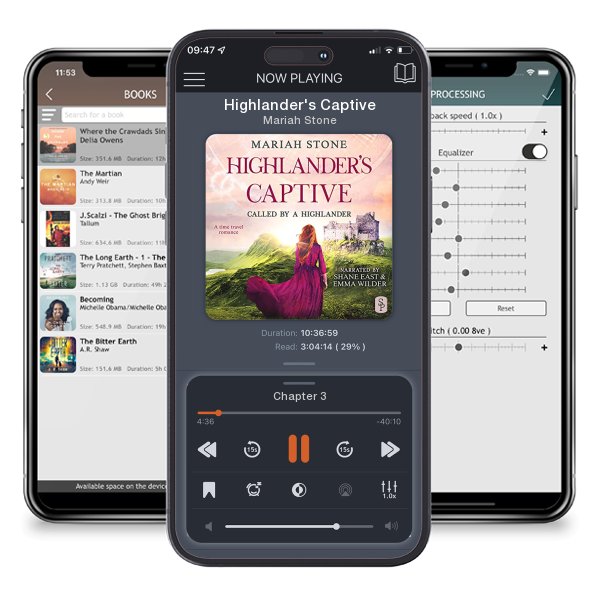 Download fo free audiobook Highlander's Captive by Mariah Stone and listen anywhere on your iOS devices in the ListenBook app.