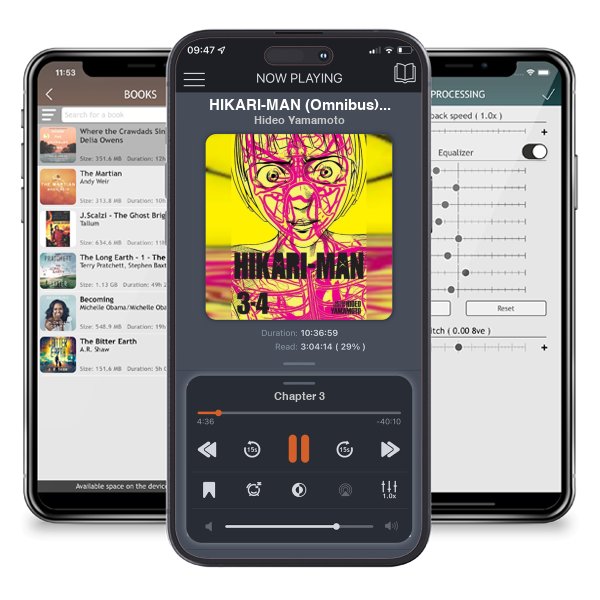 Download fo free audiobook HIKARI-MAN (Omnibus) Vol. 3-4 - HIKARI-MAN (Omnibus) 2 by Hideo Yamamoto and listen anywhere on your iOS devices in the ListenBook app.