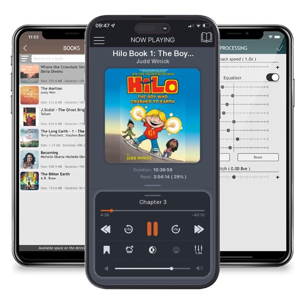 Download fo free audiobook Hilo Book 1: The Boy Who Crashed to Earth: (A Graphic Novel) by Judd Winick and listen anywhere on your iOS devices in the ListenBook app.