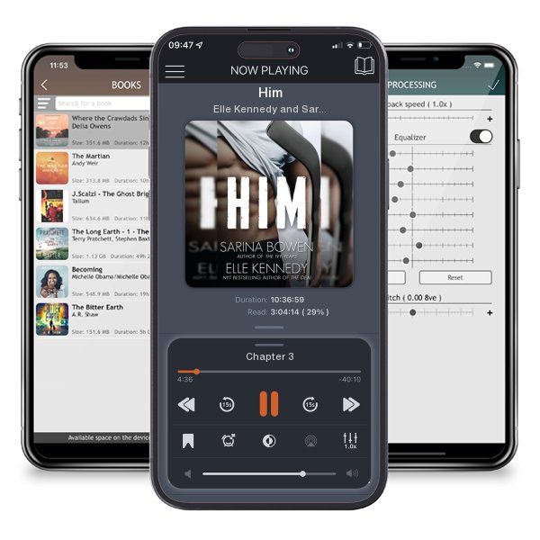 Download fo free audiobook Him by Elle Kennedy and Sarina Bowen and listen anywhere on your iOS devices in the ListenBook app.