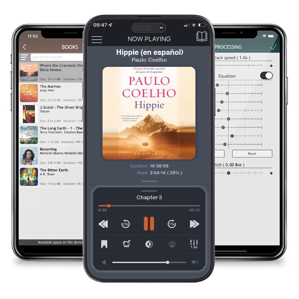 Descargar audiolibro gratis Hippie (en español) by Paulo Coelho y escuchar en cualquier lugar en sus dispositivos iOS en la aplicación ListenBook.