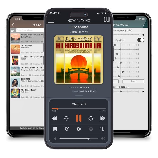 Download fo free audiobook Hiroshima by John Hersey and listen anywhere on your iOS devices in the ListenBook app.