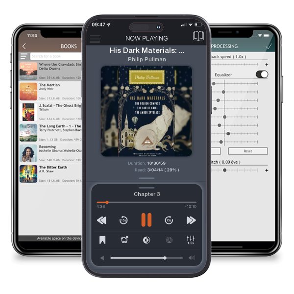 Download fo free audiobook His Dark Materials: The Golden Compass, the Subtle Knife, the... by Philip Pullman and listen anywhere on your iOS devices in the ListenBook app.