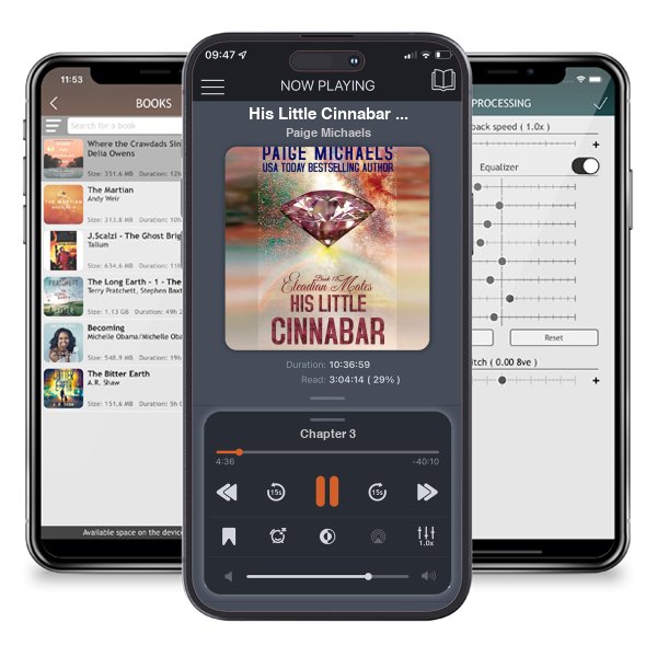 Download fo free audiobook His Little Cinnabar (Eleadian Mates Book 12) by Paige Michaels and listen anywhere on your iOS devices in the ListenBook app.