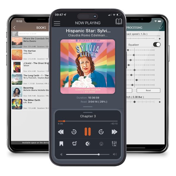 Download fo free audiobook Hispanic Star: Sylvia Rivera by Claudia Romo Edelman, J. Gia Loving,  et al. and listen anywhere on your iOS devices in the ListenBook app.