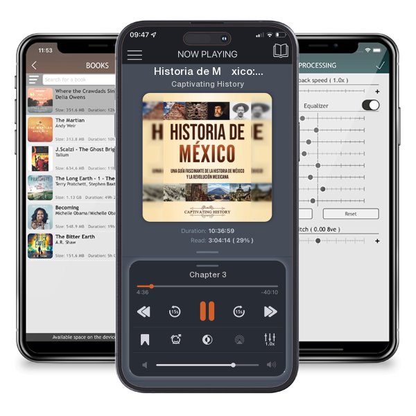 Download fo free audiobook Historia de México: Una guía fascinante de la historia de México y la Revolución Mexicana by Captivating History and listen anywhere on your iOS devices in the ListenBook app.