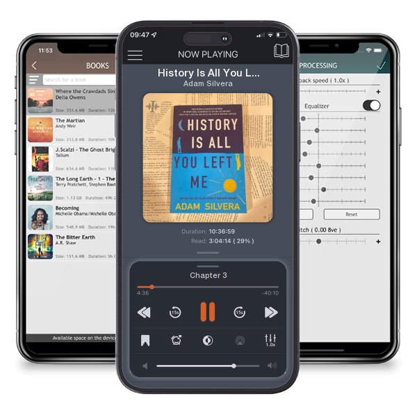 Download fo free audiobook History Is All You Left Me by Adam Silvera and listen anywhere on your iOS devices in the ListenBook app.