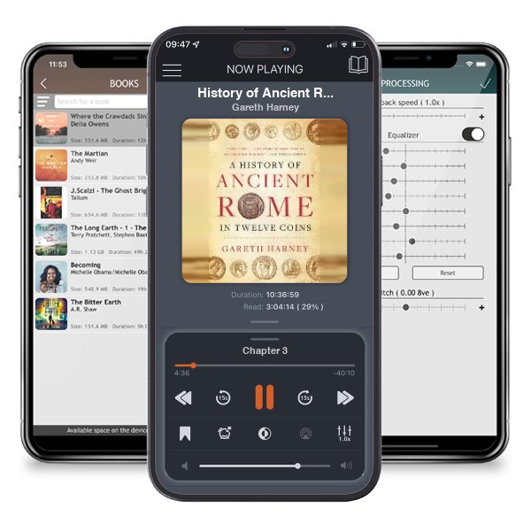 Download fo free audiobook History of Ancient Rome in Twelve Coins by Gareth Harney and listen anywhere on your iOS devices in the ListenBook app.