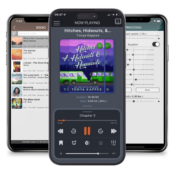 Download fo free audiobook Hitches, Hideouts, & Homicides: A Camper and Criminals Cozy... by Tonya Kappes and listen anywhere on your iOS devices in the ListenBook app.