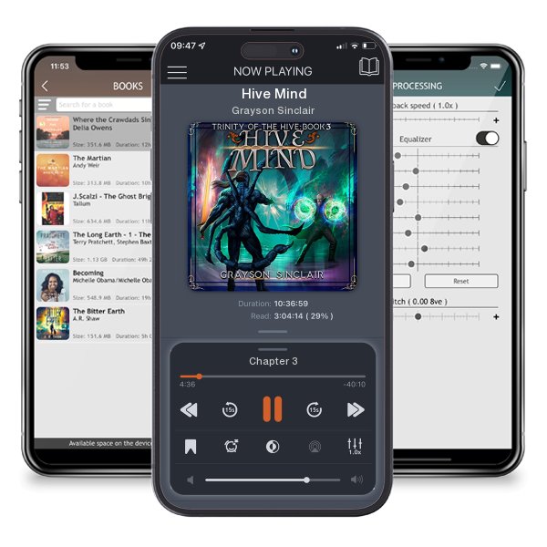 Download fo free audiobook Hive Mind by Grayson Sinclair and listen anywhere on your iOS devices in the ListenBook app.