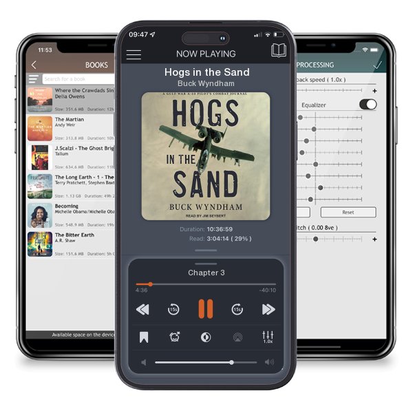 Download fo free audiobook Hogs in the Sand by Buck Wyndham and listen anywhere on your iOS devices in the ListenBook app.