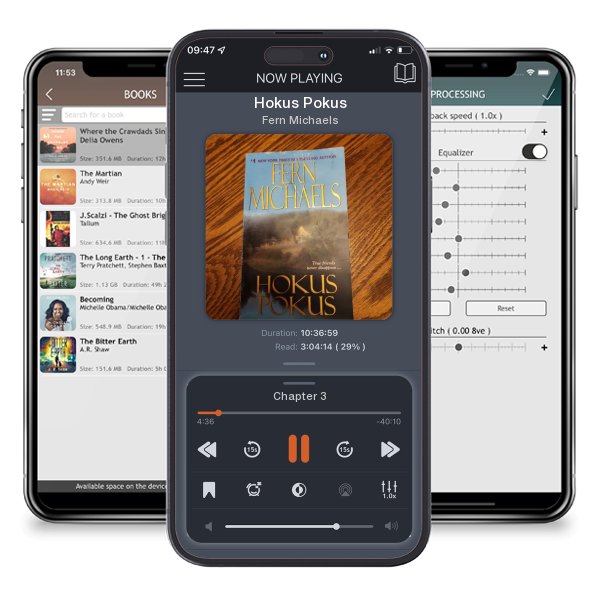 Download fo free audiobook Hokus Pokus by Fern Michaels and listen anywhere on your iOS devices in the ListenBook app.