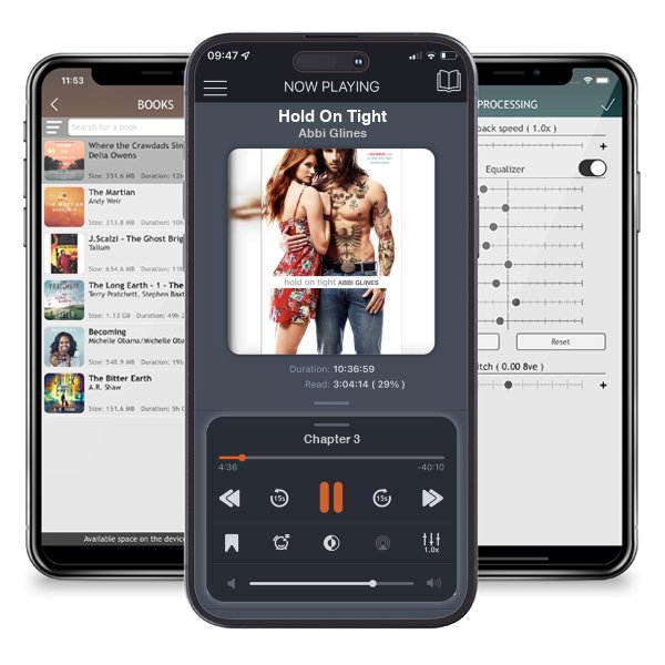 Download fo free audiobook Hold On Tight by Abbi Glines and listen anywhere on your iOS devices in the ListenBook app.