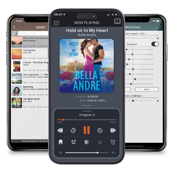 Download fo free audiobook Hold on to My Heart by Bella Andre and listen anywhere on your iOS devices in the ListenBook app.