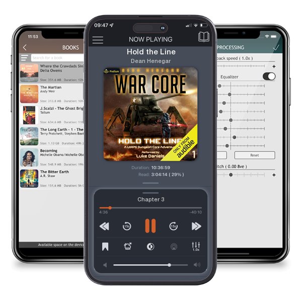 Download fo free audiobook Hold the Line by Dean Henegar and listen anywhere on your iOS devices in the ListenBook app.