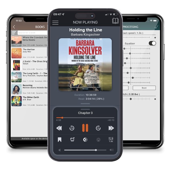 Download fo free audiobook Holding the Line by Barbara Kingsolver and listen anywhere on your iOS devices in the ListenBook app.