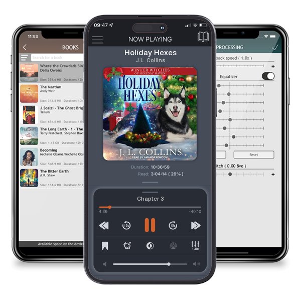 Download fo free audiobook Holiday Hexes by J.L. Collins and listen anywhere on your iOS devices in the ListenBook app.