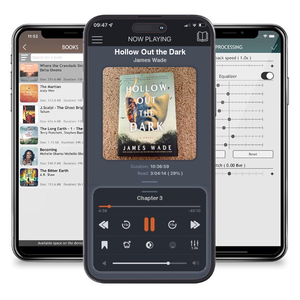 Download fo free audiobook Hollow Out the Dark by James Wade and listen anywhere on your iOS devices in the ListenBook app.