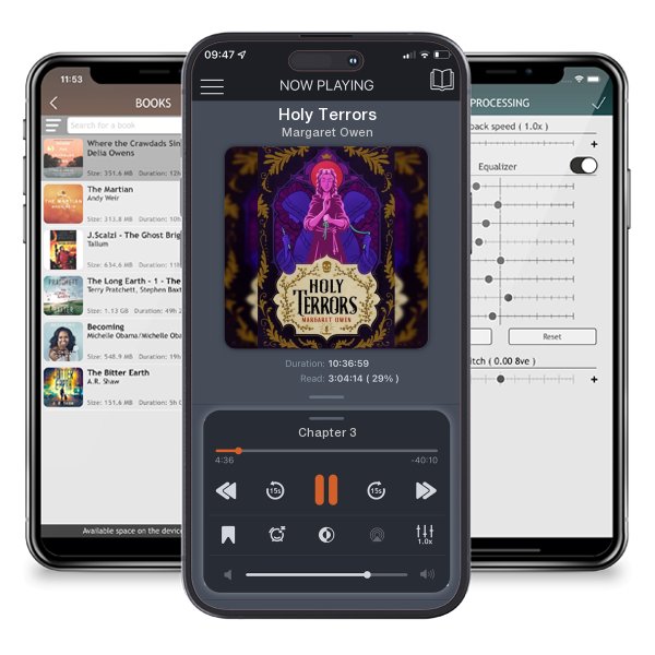 Download fo free audiobook Holy Terrors by Margaret Owen and listen anywhere on your iOS devices in the ListenBook app.